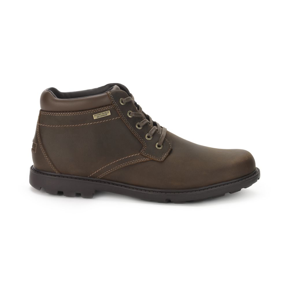 Botins Homem Rockport Rugged Bucks Waterproof Marrom,Portugal CUTKO-2941